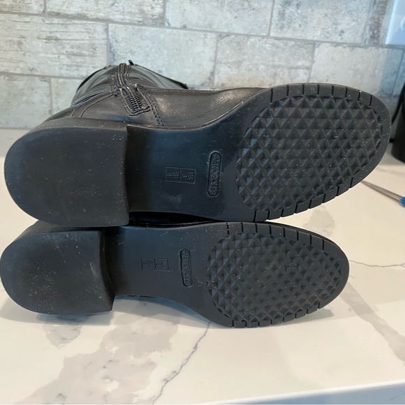 AEROSOLES Tall Black Boots, Size 8 - Picture 10 of 13